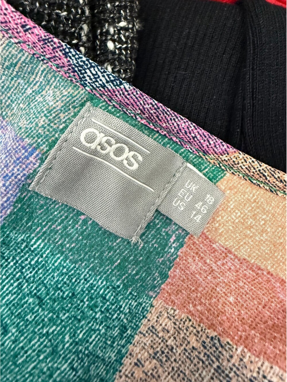 ASOS Multicolor Geometric Pattern Dress - Picture 4 of 5